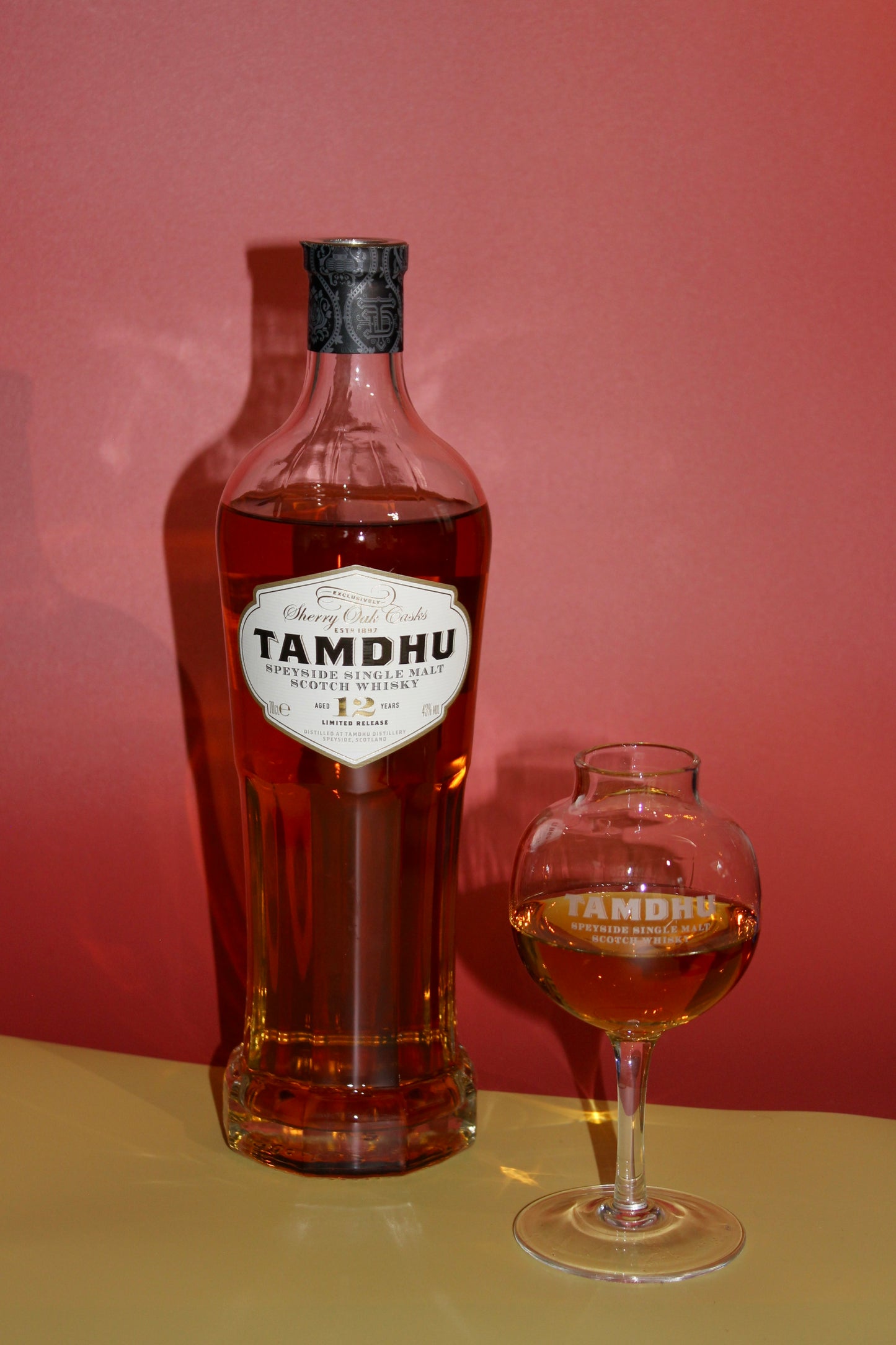 DECEMBER'S MALT OF THE MONTH - TAMDHU 12 AND TWO FREE WHISKY GLASSES
