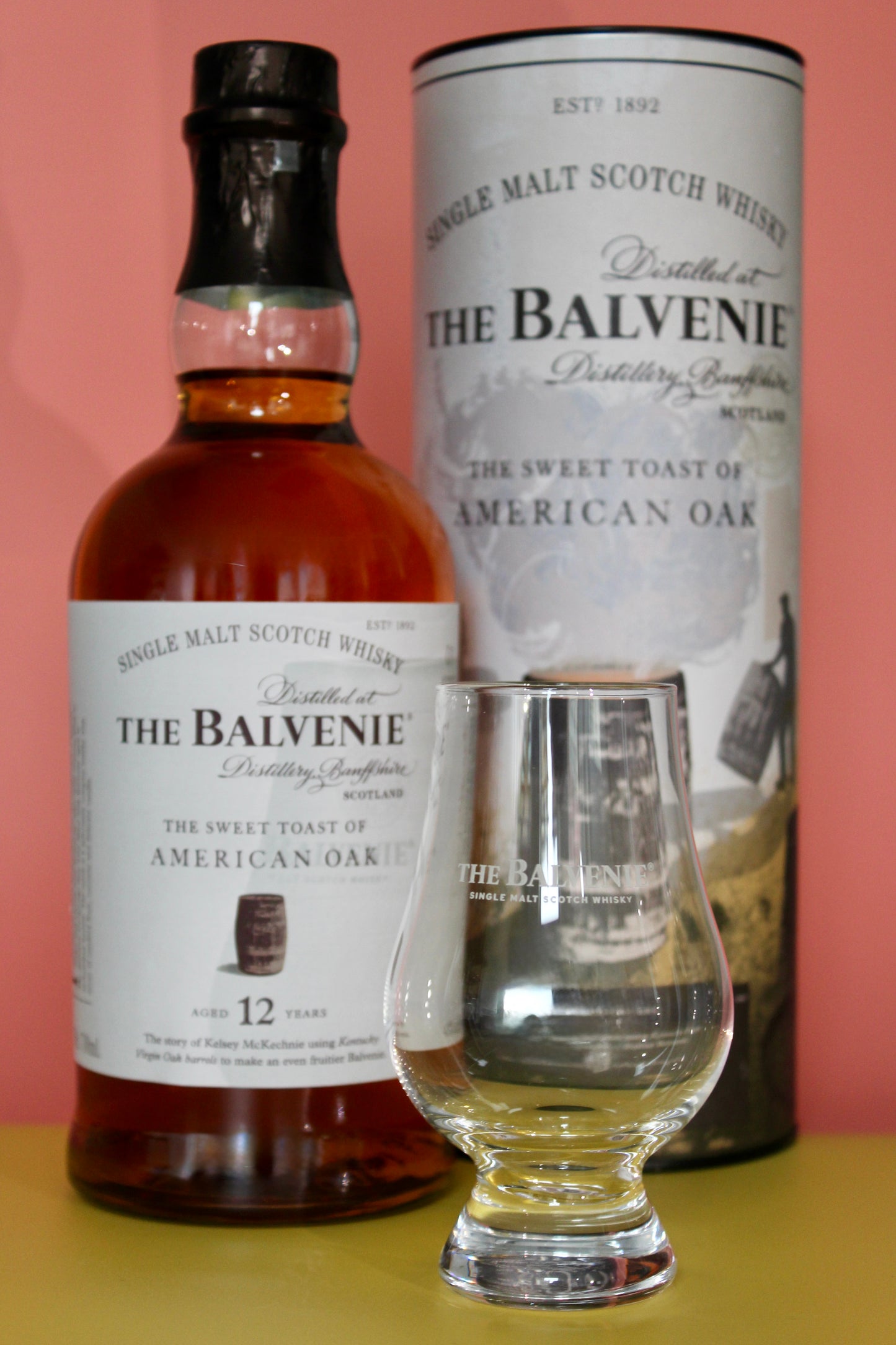 APRIL's MALT OF THE MONTH - The Balvenie 12 The Sweet Toast of American Oak and Free Glass